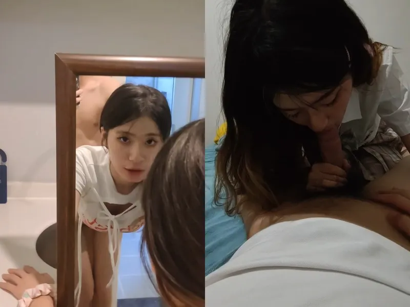 Chị thiên thần doggy trước gương sướng phê lòi